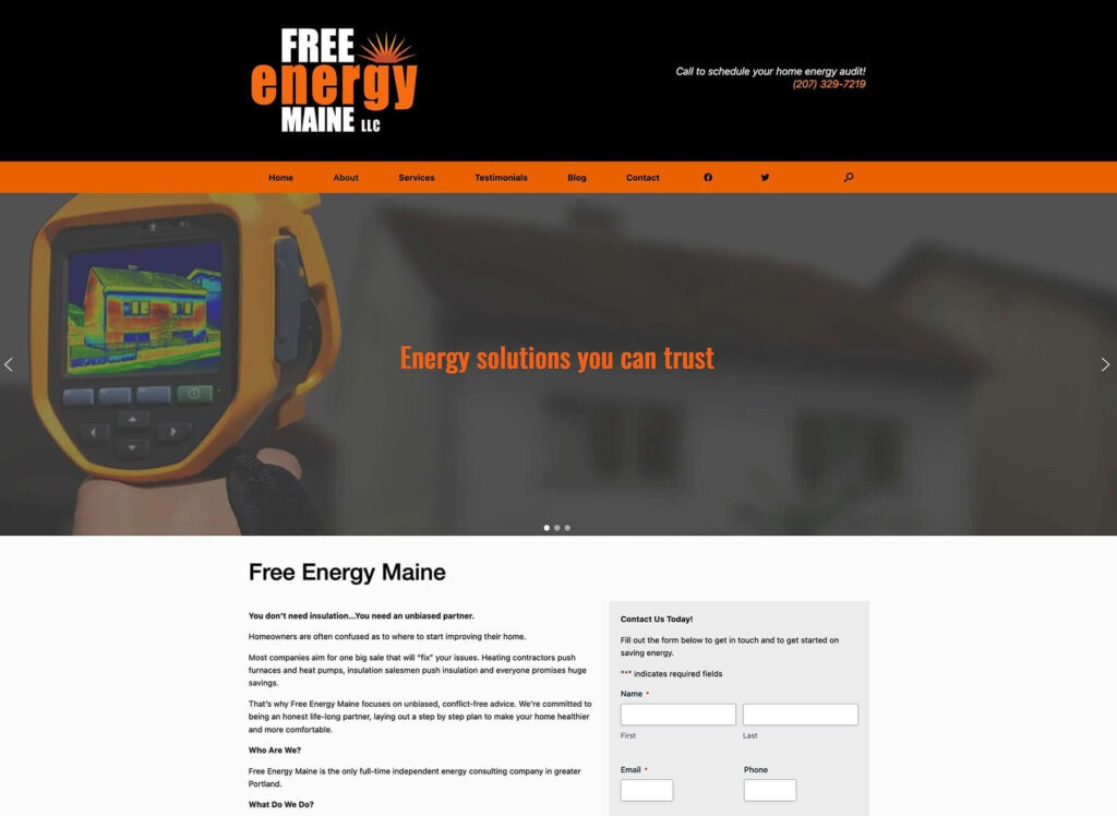 Free Energy Maine